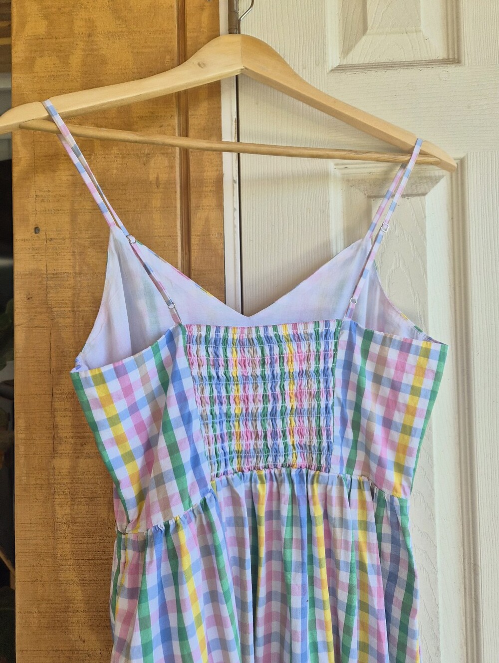 J Crew Gingham Multicolor Dress - Picture 4 of 5